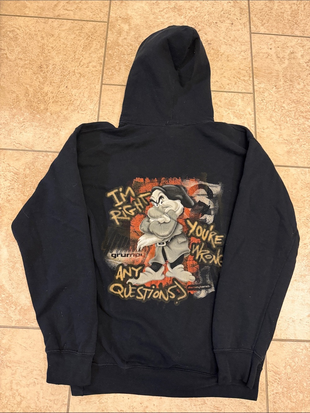 Men’s small Disney Grumpy hoodie